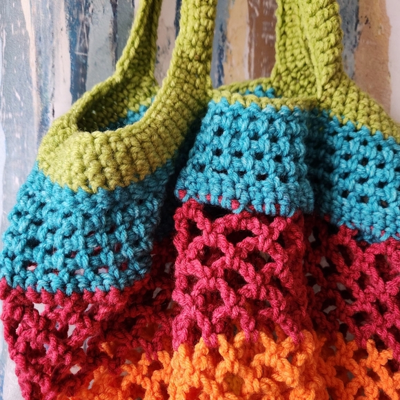 Handmade crochet bag - Picture 2 of 5